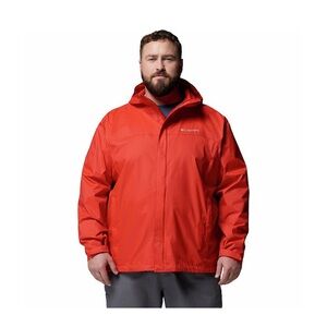 Columbia Interchange Nordiac Cold Front Windbreaker Jacket Mens XXL Red Hoodie